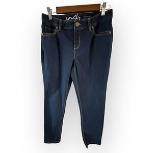 Inc Denim regular fit skinny legs dark wash jeans women’s size 10p